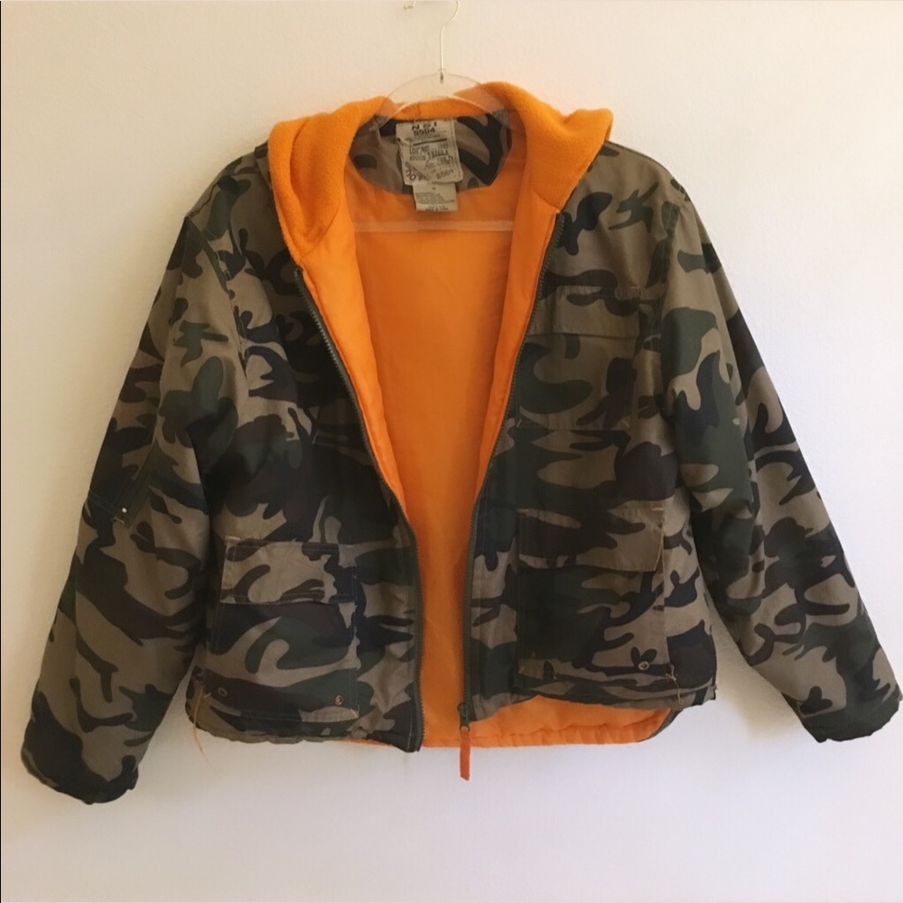 Camouflage Jacket Size 18 Youth